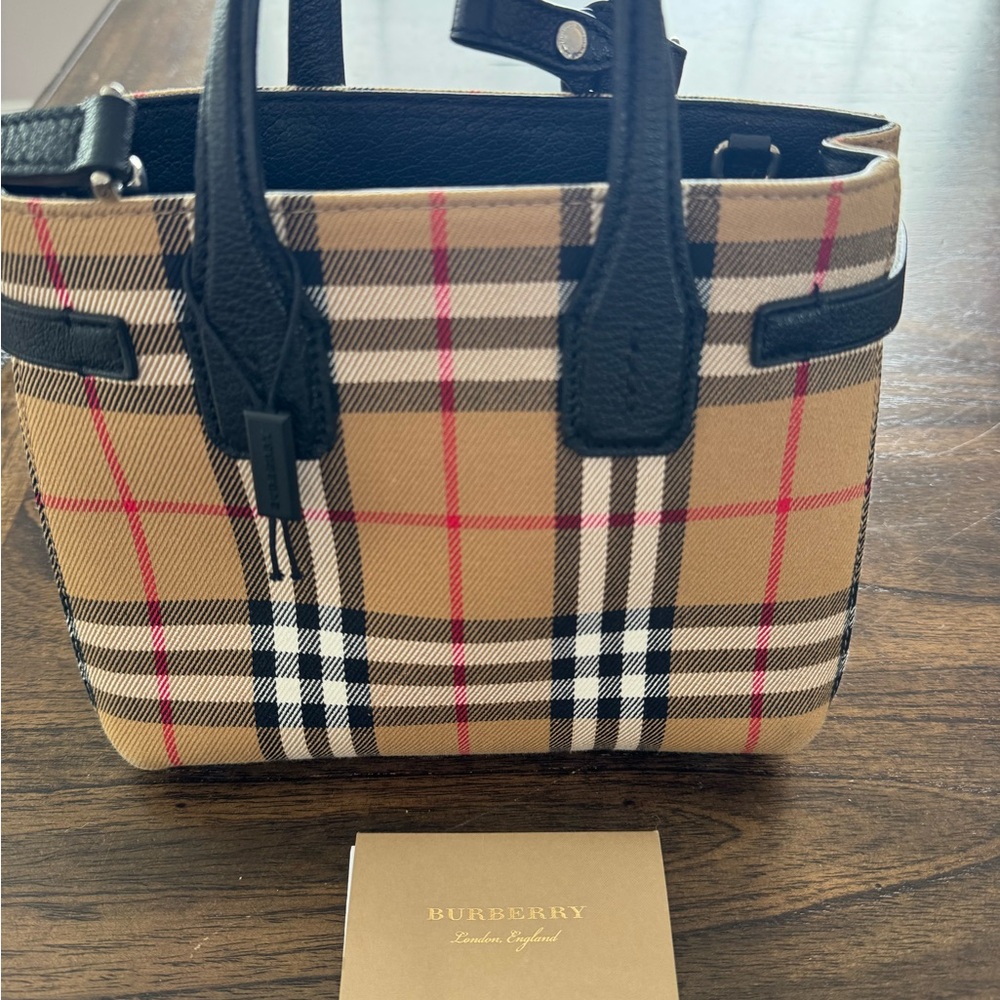 Burberry Mini Bag - Black, Tan, and Red Plaid - Picture 11 of 16